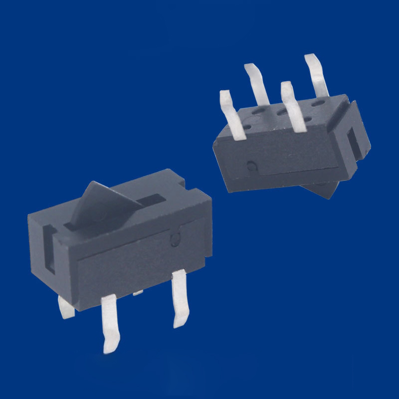 Micro detection switch, small four pin plug-in button reset switch, stroke reset micro micro switch TP20
