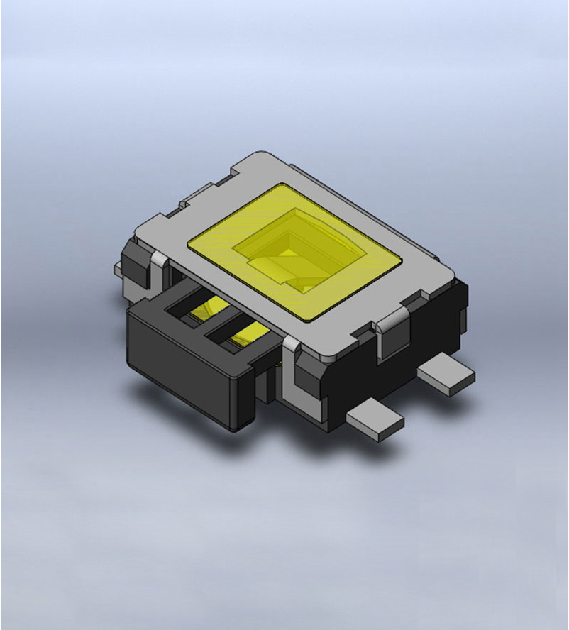 Four foot side press patch touch switch turtle button film waterproof and dustproof tape pillar touch button switch TP13