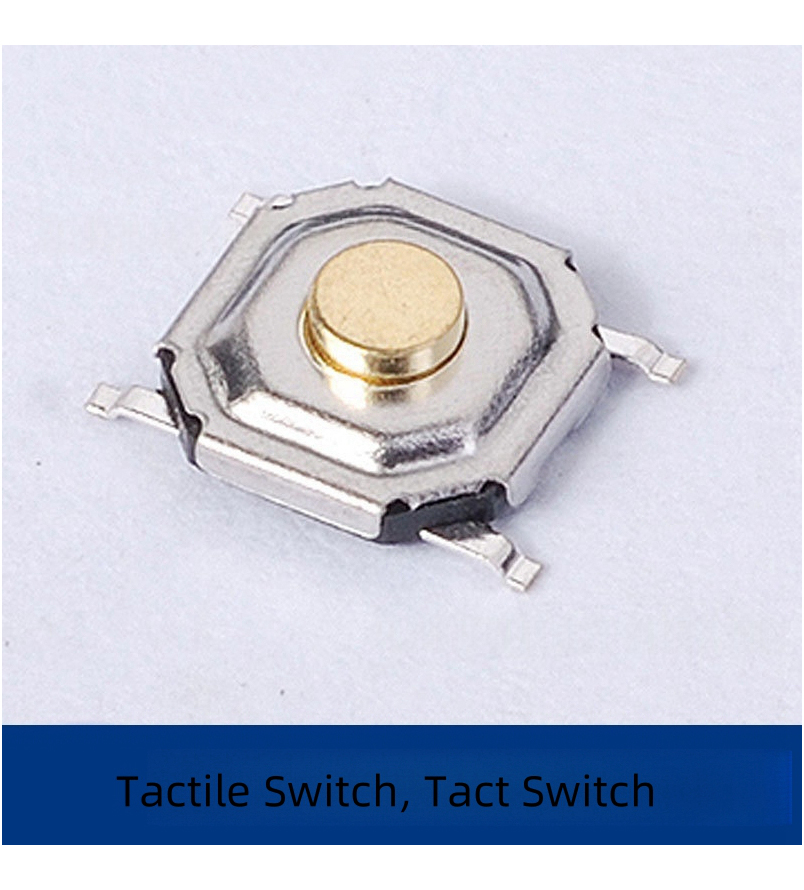 Factory sales tactile switch 4 * 4 * 1.5 1.7 SMT button micro movement copper head 5.2 * 5.2 TP06