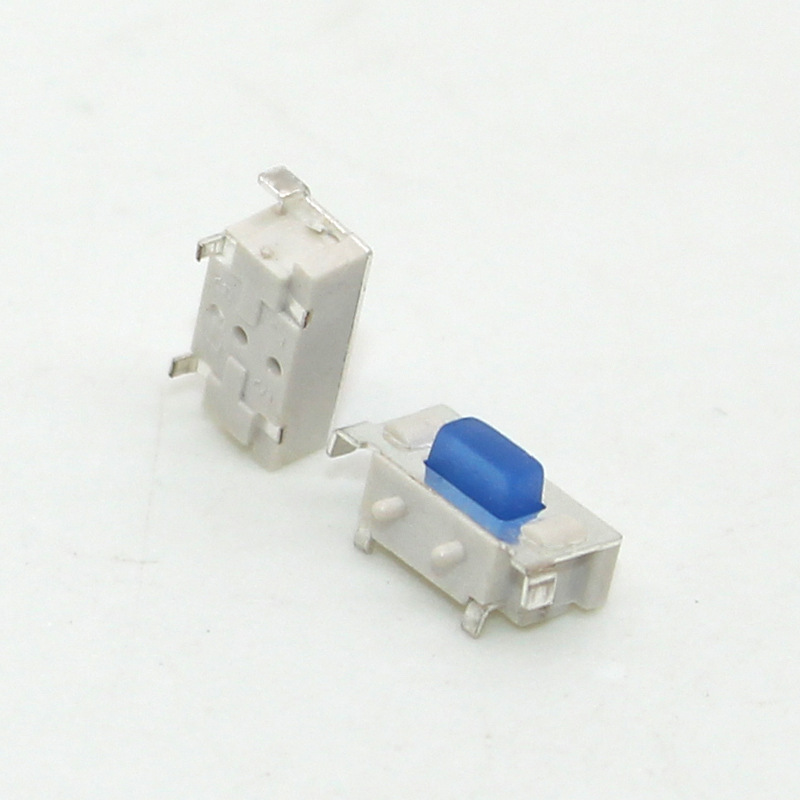 3x6x3.5 blue silicone button, large side press button switch, light touch Big Baby, side press patch switch TP17