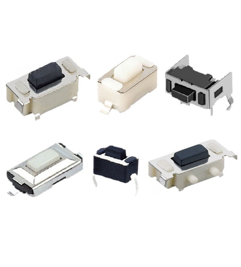 廠銷3*6*3.5側裝輕觸開關3x6x3.8側貼小開關貼片側按鍵按鈕 TP10