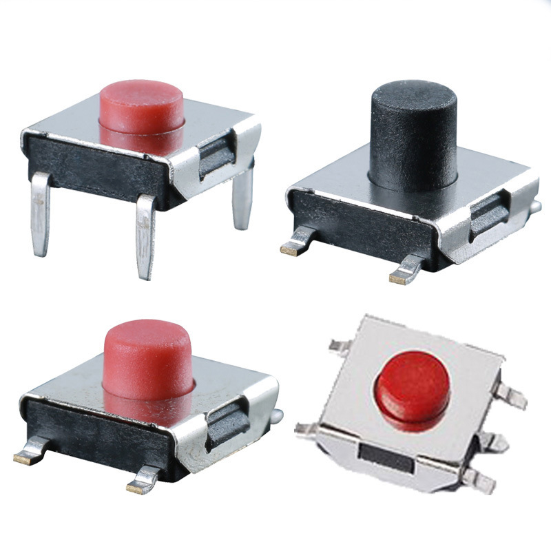 Temperature resistant surface mount tactile switch 6 * 6 * 3.1 key switch four pin surface mount switch tactile switch 6 × 6 TP16