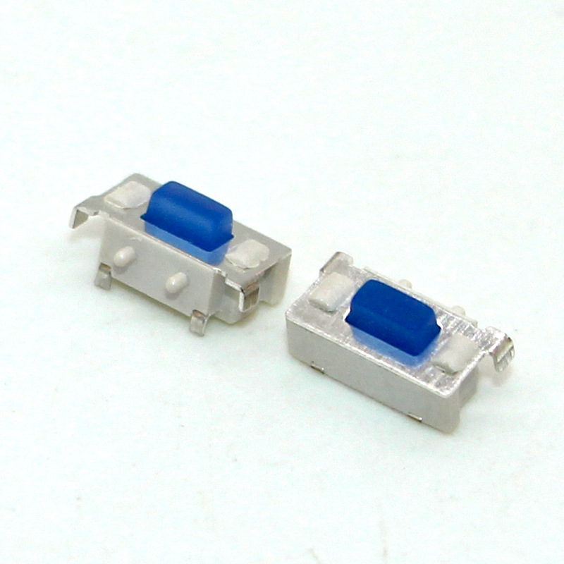 3x6x3.5 blue silicone button, large side press button switch, light touch Big Baby, side press patch switch TP17