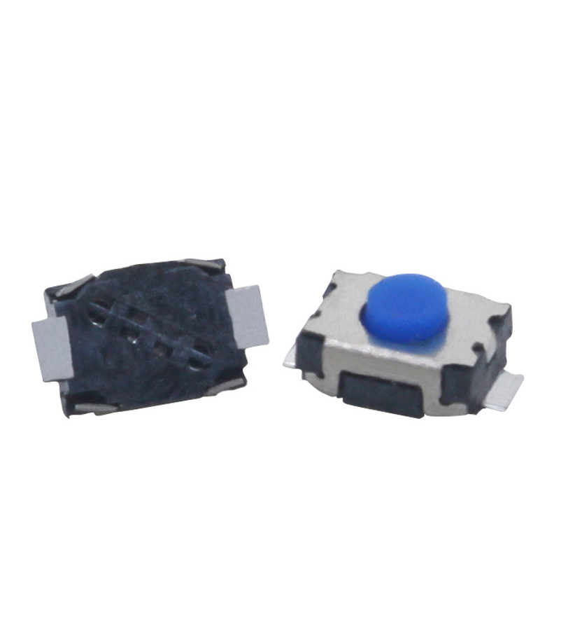 3*4轻触开关 小龟两脚贴片微动开关 微型多色硅胶圆头按键开关 TP08