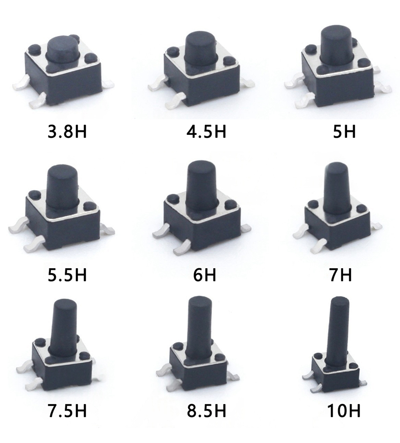 Factory sales touch switch 4.5 * 4.5 * 4.5 patch temperature resistant 4-pin patch key switch micro switch TP04